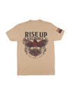 Men's Crew Neck Rise Up Arizona | Heather Tan - State Forty Eight