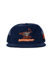 Corduroy Snapback Hat Roadrunner | Midnight Blue