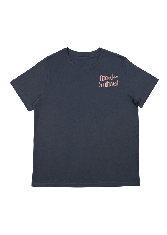 Women's Crew Neck Rooted in Southwest | Petrol Blue