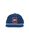 Snapback Rope Hat Miller Lite | Navy & White