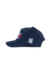 Frame Snapback Hat Raised to Run Free | Navy
