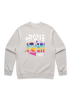 Men's Crew Neck Sweatshirt American Cancer Society | Ecru