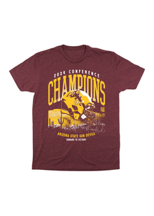  Men's Crew Neck ASU Champs | Heather Maroon