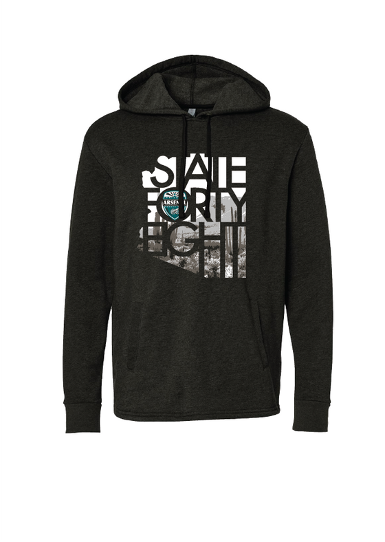 Unisex Hoodie Arizona Arsenal Soccer Club | Heather Black