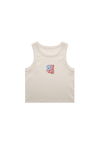 Women's Ribbed Tank USA AZ | Bone