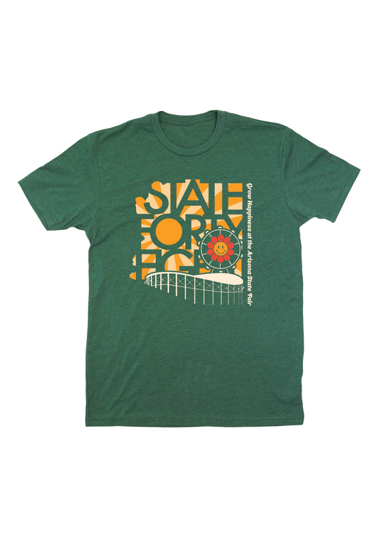 Unisex Crew Arizona State Fair | Heather Grass Green