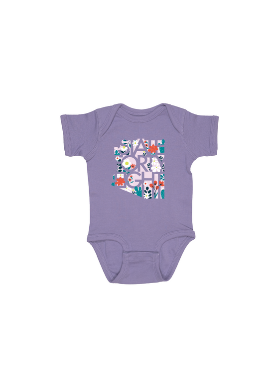 Infant Onesie Blossom & Bloom | Lavender