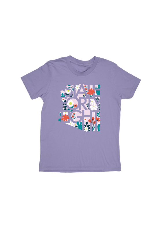 Youth Crew Neck Blossom & Bloom | Lavender