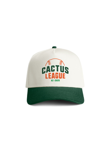  Frame Snapback Hat Cactus League | Natural & Forest