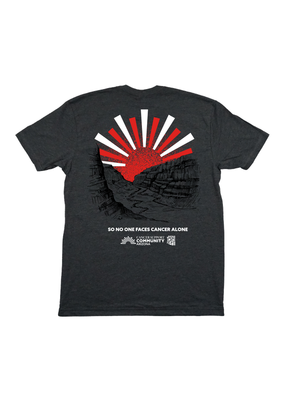 Unisex Crew Neck Cancer Support Community Arizona | Charcoal