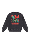 Men's Crew Neck Sweatshirt Desert Cardinal | Vintage Black
