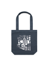 Tote Bag Fading Saguaro | Navy - State Forty Eight
