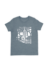Youth Crew Neck Fading Saguaro | Heather Slate - State Forty Eight