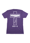 Men’s Crew Neck GCU Cross | Purple