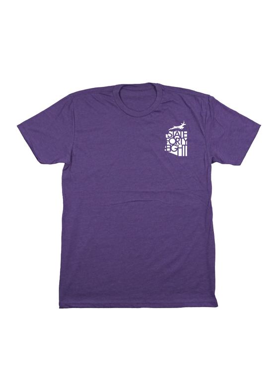 Men’s Crew Neck GCU Cross | Purple