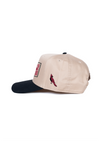 Frame Snapback Hat SFE Khaki Bird | Black & Khaki - State Forty Eight