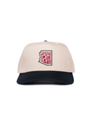 Frame Snapback Hat SFE Khaki Bird | Black & Khaki - State Forty Eight