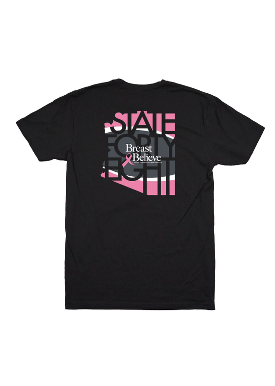 Men’s Crew Neck Larry Fitzgerald Foundation | Black & Pink