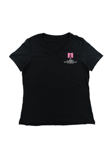  Women’s Relaxed V-Neck Larry Fitzgerald Foundation | Black & Pink