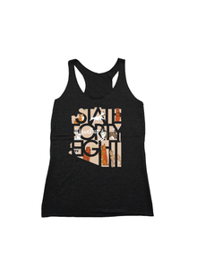  Women’s Racerback Tank LovePup | Vintage Black