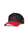 Frame Snapback Hat SFE Loyal | Red & Black - State Forty Eight