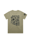 Women's Crew Neck Military Classic | Eucalyptus - State Forty Eight