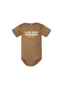  Infant Onesie Mom's Haboobies | Coyote Brown