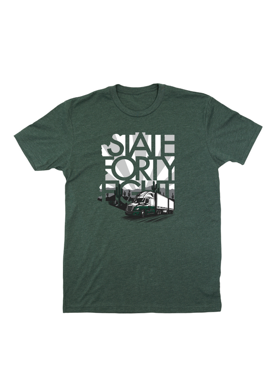 Unisex Crew Neck Old Dominion Freight | Heather Forest Green