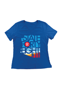  Women’s Relaxed V-Neck Phoenix Children’s Hospital | Royal Blue