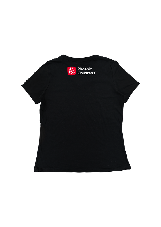 Women's Relaxed V-Neck Phoenix Children's Hospital | Black