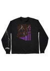 Men’s Long Sleeve Crew Neck PHX Lightning |  Black