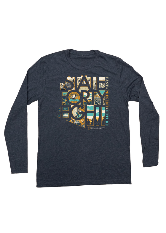 Unisex Long Sleeve Crew Pinal County 150th Anniversary | Midnight Navy