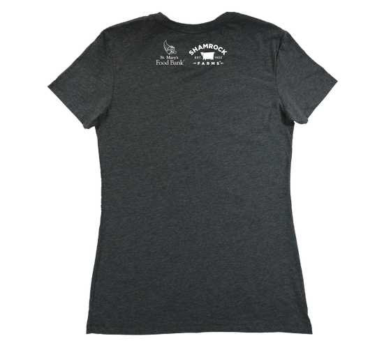 Women's Crew Neck Shamrock Foods x St. Mary's Food Bank | Dark Grey Heather