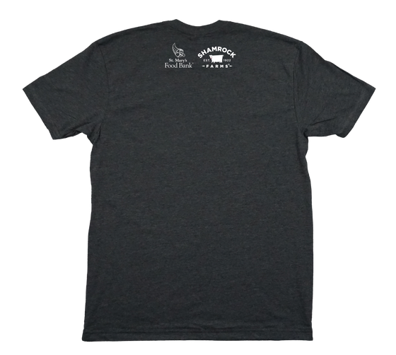 Unisex Crew Neck Shamrock Foods x St. Mary's Food Bank | Charcoal