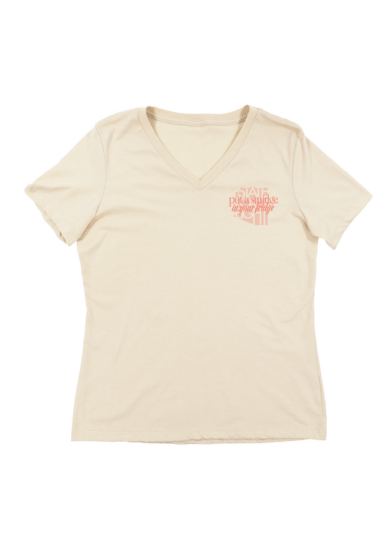 Women's Relaxed V-Neck Smidge | Natural