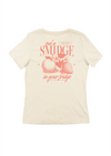 Women's Relaxed V-Neck Smidge | Natural
