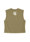 Women's Heavy Muscle Tee Sonoran Bloom | Faded Army 