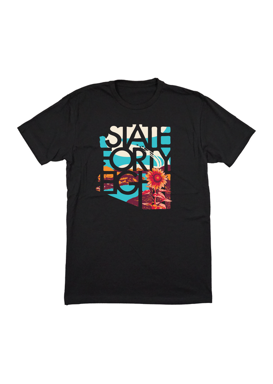 Men's Crew Neck Sutton's Wish | Black - State Forty Eight