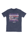 Men's Crew Neck UofA Basketball | Blue Stonewash - State Forty Eight