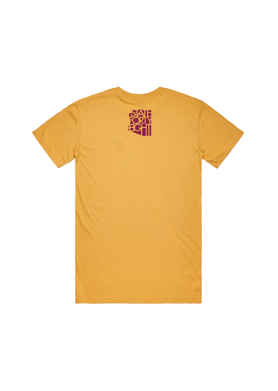 Men’s Crew Neck ASU Desert Sparky | Mustard