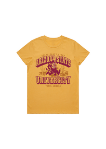  Women's Crew Neck ASU Desert Sparky | Mustard