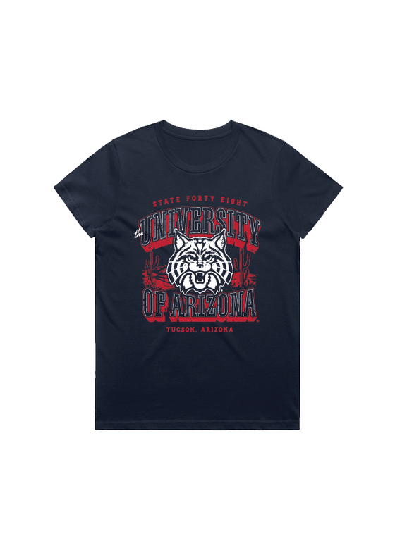 Women's Crew Neck UofA Desert Wilbur | Midnight Blue