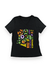 Women's Relaxed V-Neck WADC September | Black