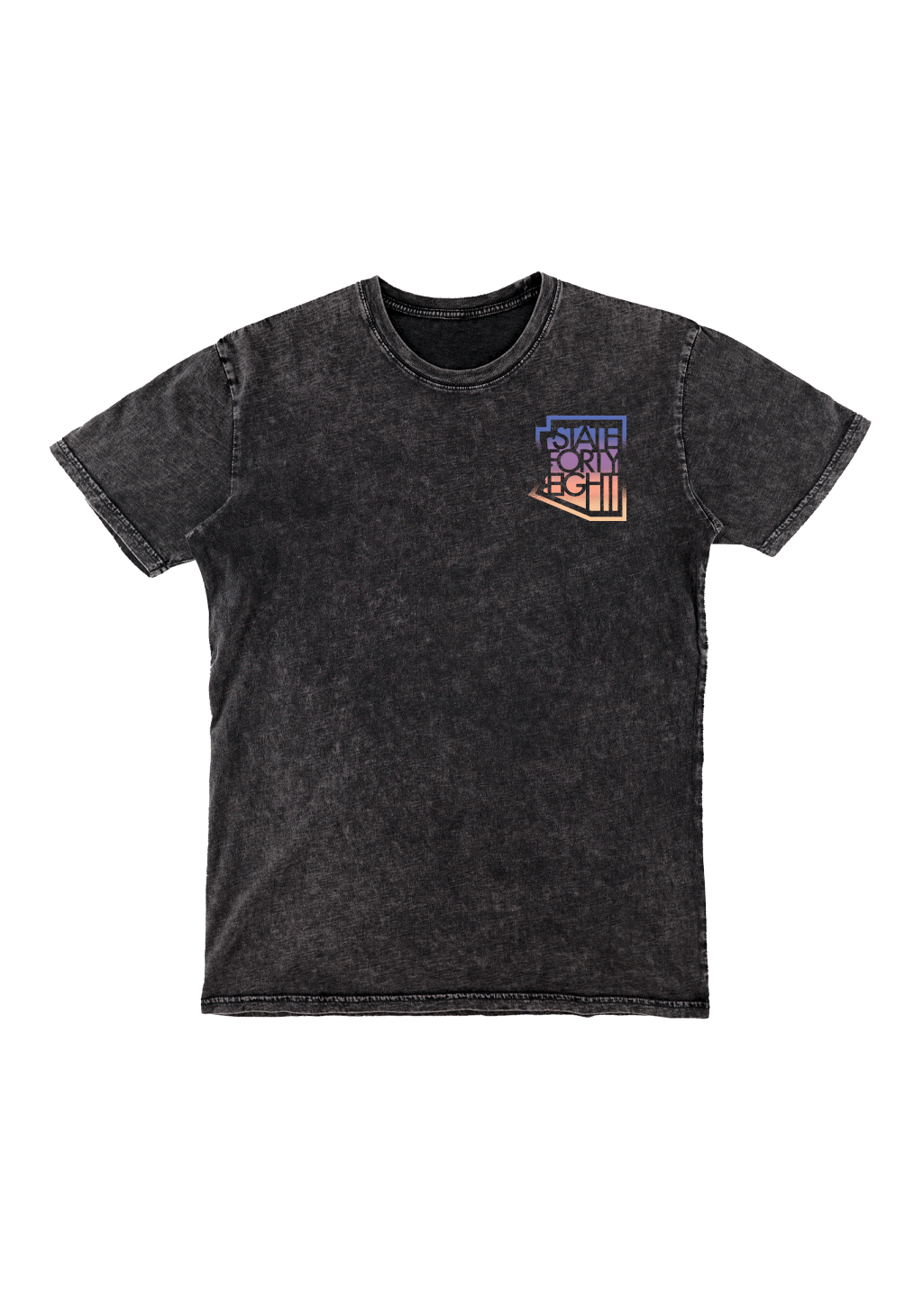 Men's Crew Neck Welcome to AZ | Stone Wash | State Forty Eight