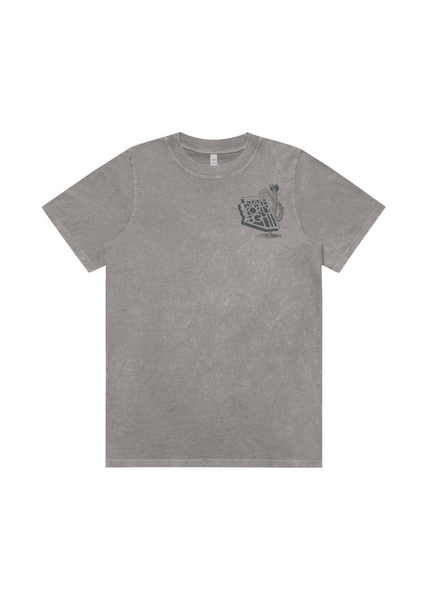 Women's Heavy Stone Wash Crew Neck Where The Sun Shines | Grey Stone