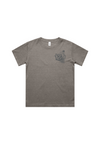 Youth Heavy Stone Wash Crew Neck Where The Sun Shines | Faded Grey - State Forty Eight