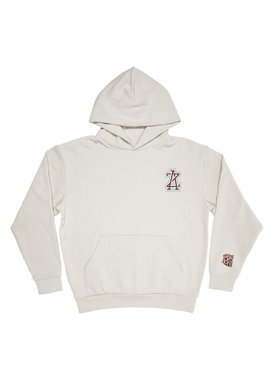 Men's Hooded Sweatshirt Wild and Free | Ivory