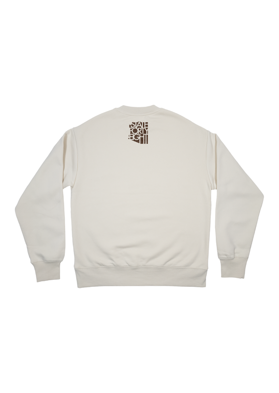 Men's Heavy Crew Sunset State | Ecru