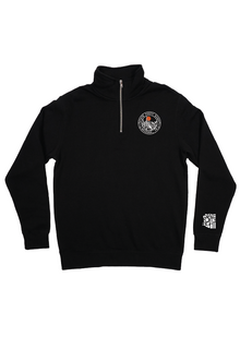  Men’s Half Zip Saguaro Seal | Black 