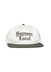 Snapback Hat Support Local | Natural & Army